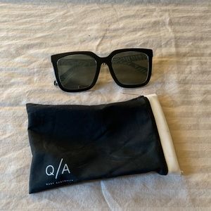 Quay Australia Sunglasses - Genesis Black Square Frames